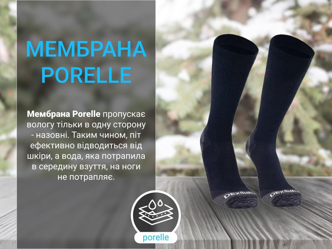 Носки Dexshell Terrain Walking 2.0 Socks, черно-серые Фото 2